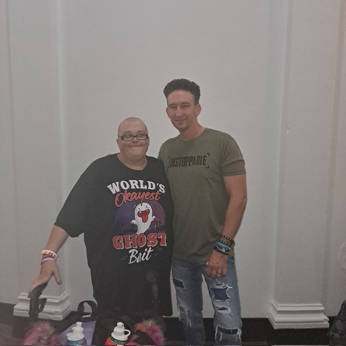 FreakyFanGirl24's tweet photo. @dustinpari Thanks for being there Saturday night. I was excited. You did a awesome job. For my first hunt I think it went well. We did see things. Basement was alive. https://t.co/ezDvZK697p
