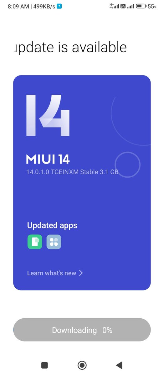 Naya81610Jacky's tweet image. @miuirom @miuiIND  MIUI 14.0.1.0 stable- 3.1 GB 
@XiaomiIndia @s_anuj @sandeep9sarma 
@saurabh0412 
@atytse @RedmiIndia @Redmilndia 
#miuiupdate #update #miui