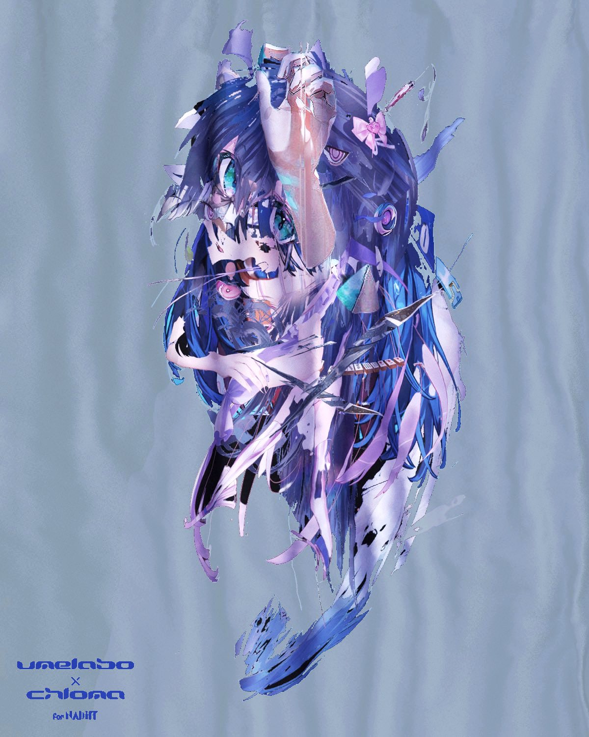 chloma コラボ梅ラボTシャツ