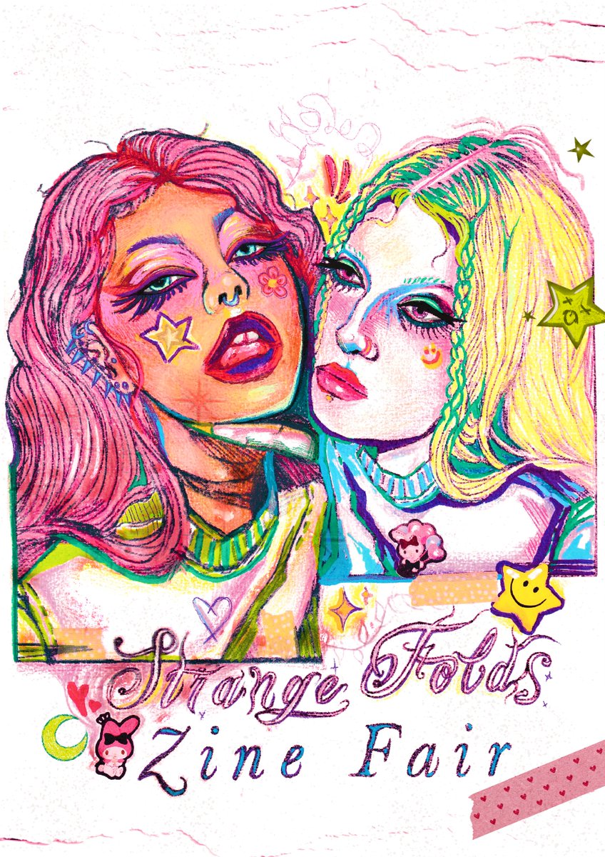 Artist Table EOIs CLOSE MIDNIGHT TONIGHT! 
If you want to be involved with Strange Folds, this is your last chance to let us know you exist.

Here's a link: babyteethjournal.com/strangefolds

Poster by Ava Marinos