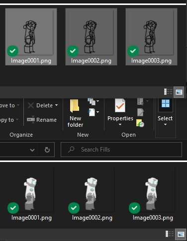 <a href="/itisSamson/">Samson</a> Thanks!  Good question, here's a short thread.  I animate my characters using Blender's Grease Pencil, and use view layers to export their linework and colors separately:
