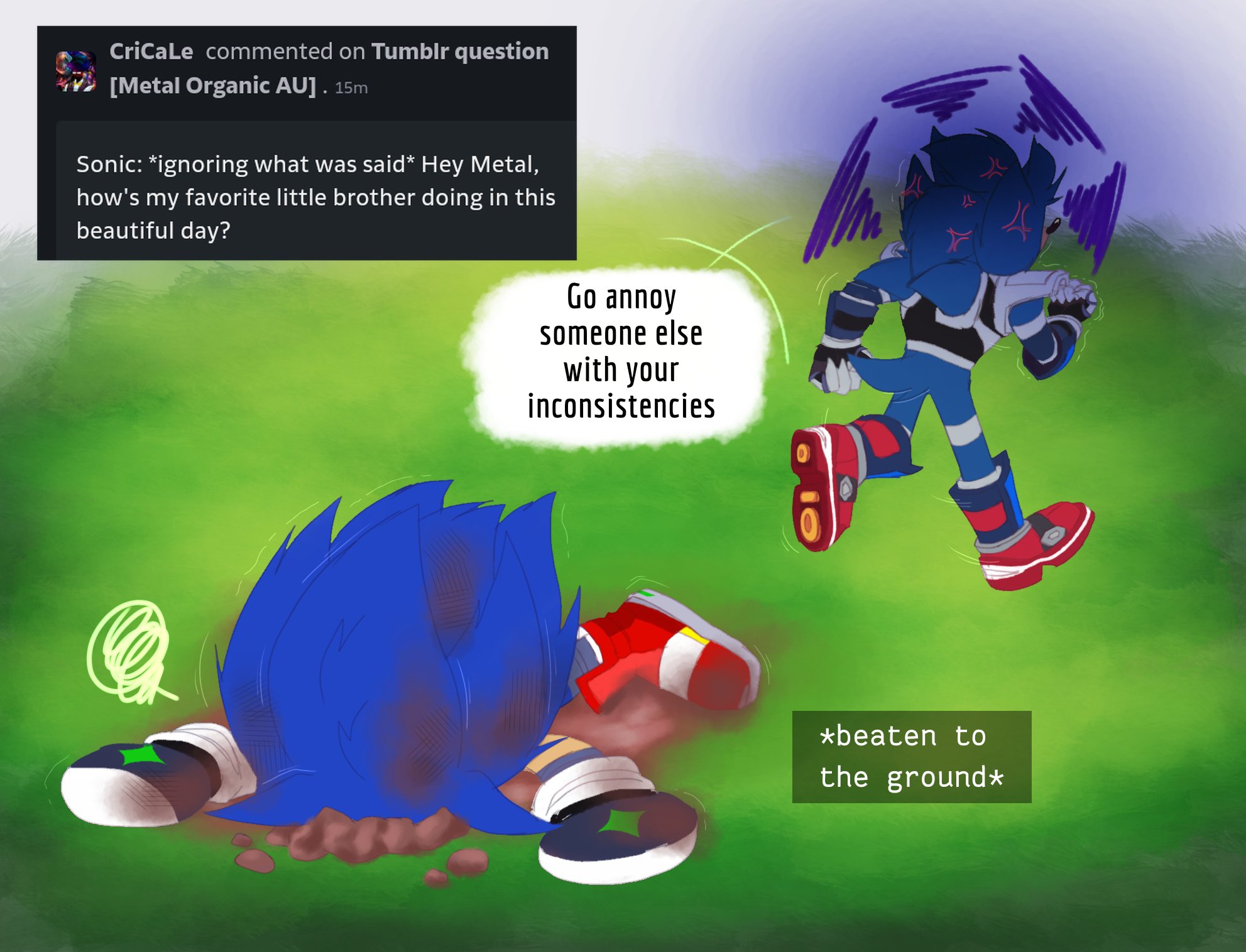 Organic Metal Sonic on Tumblr