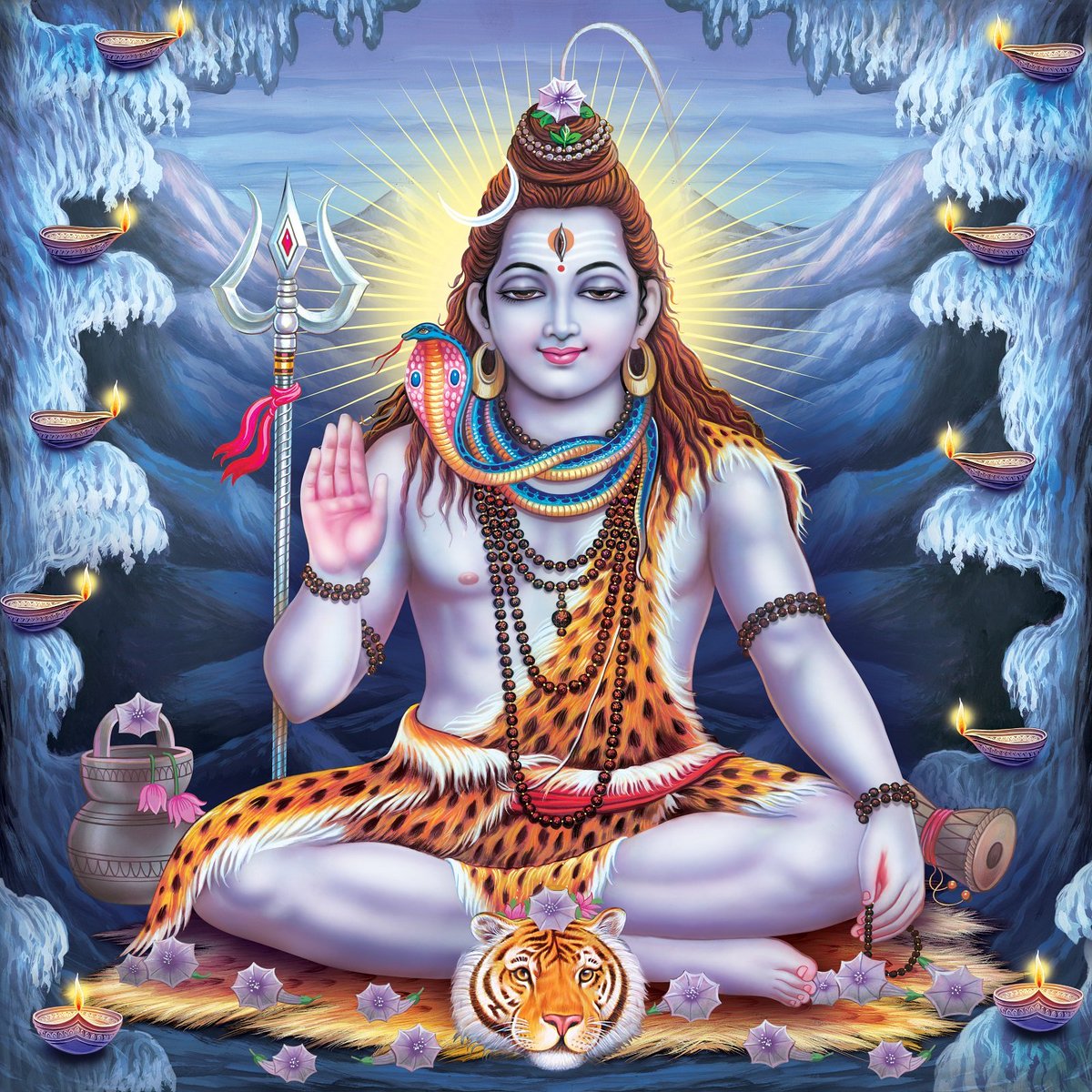 ॐ त्र्यम्बकं यजामहे
सुगन्धिं पुष्टिवर्धनम् ।
उर्वारुकमिव बन्धनान्
मृत्योर्मुक्षीय मामृतात् ॥
 🙏