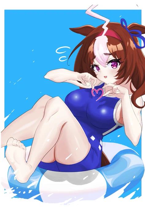 ドトウです～#ウマ娘 #海の日2023 #メイショウドトウ 