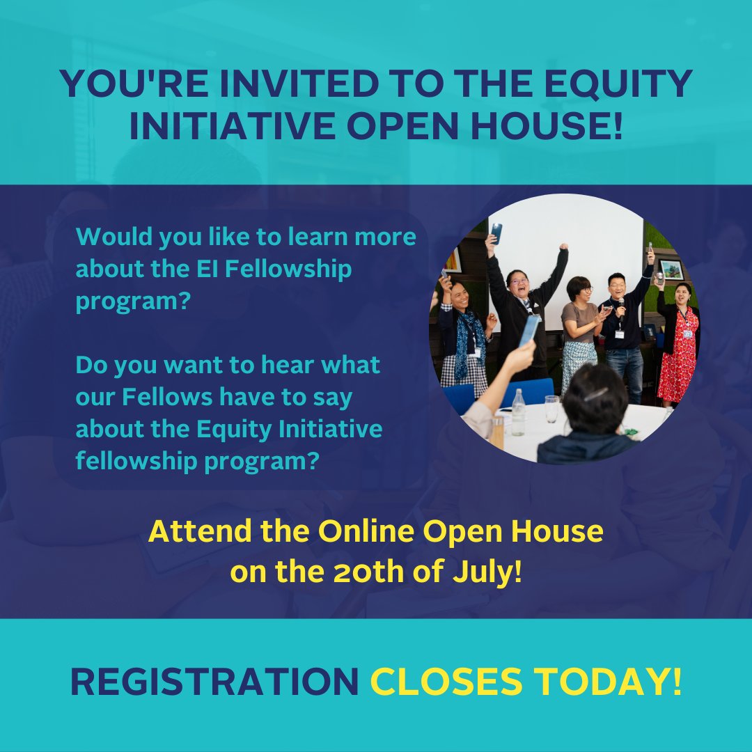 📣LAST CHANCE TO REGISTER! 🗓️ATTEND: Online Open House on July 20th, 5pm GMT+7. This is your final chance to register! REGISTRATION CLOSES TODAY! 🔒Secure your spot, REGISTER NOW: surveymonkey.com/r/6MCW6L6