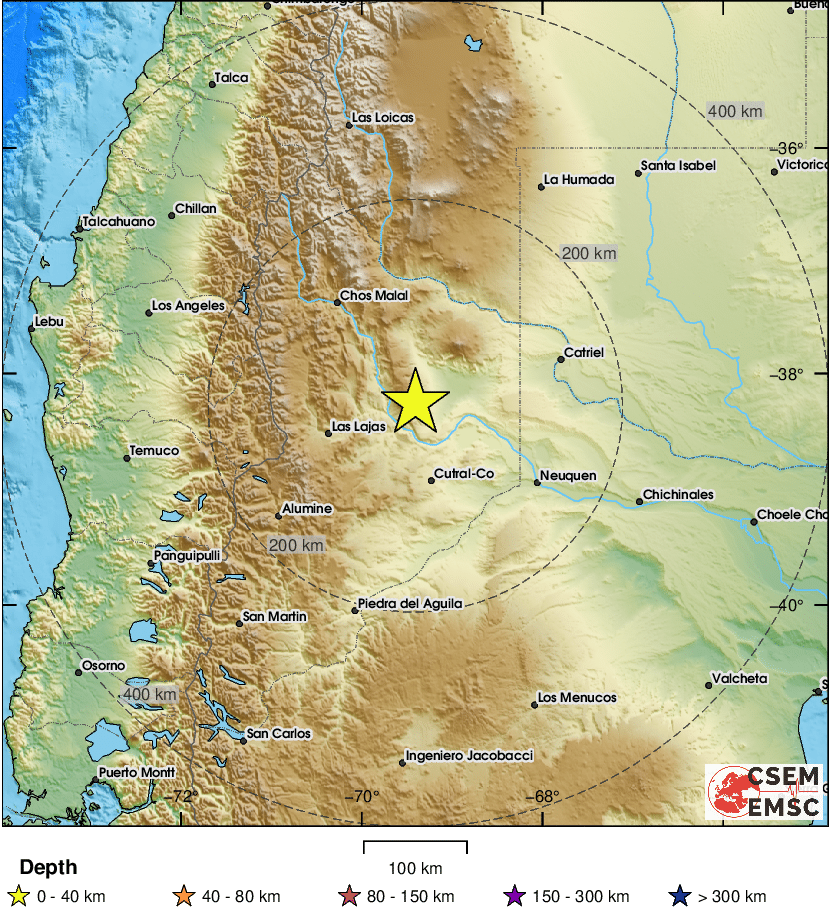 LastQuake's tweet photo. ⚠Preliminary info: #earthquake (#sismo) about 80 km NW of #Cutral-Có (#Argentina) 2 min ago (local time 00:05:09)❗MAGNITUDE NOT AVAILABLE YET❗Updates at:
📱https://t.co/bKBgMenA4F
🌐https://t.co/44vngdM2ty
🖥https://t.co/OSr2jaub9Y https://t.co/Xeklgzi3Xg
