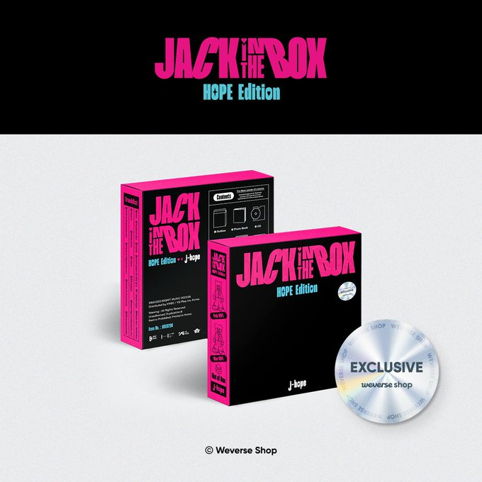 SpringDreamPH's tweet photo. PH GO wts lfb #SpringDreamGO
BTS j-hope (BTS) 'Jack In The Box' (HOPE Edition)
W/ early bird gift and weverse POB
950 php all in + LSF
DP: 150 php July 25
BAL:
-no fee if SEPT 1
-w/ 13% fee if SEPT 2-when onhand
Release 8/18
NETA
๐Order form: https://t.co/j6DWEFdPBT https://t.co/YXjj58VLBU