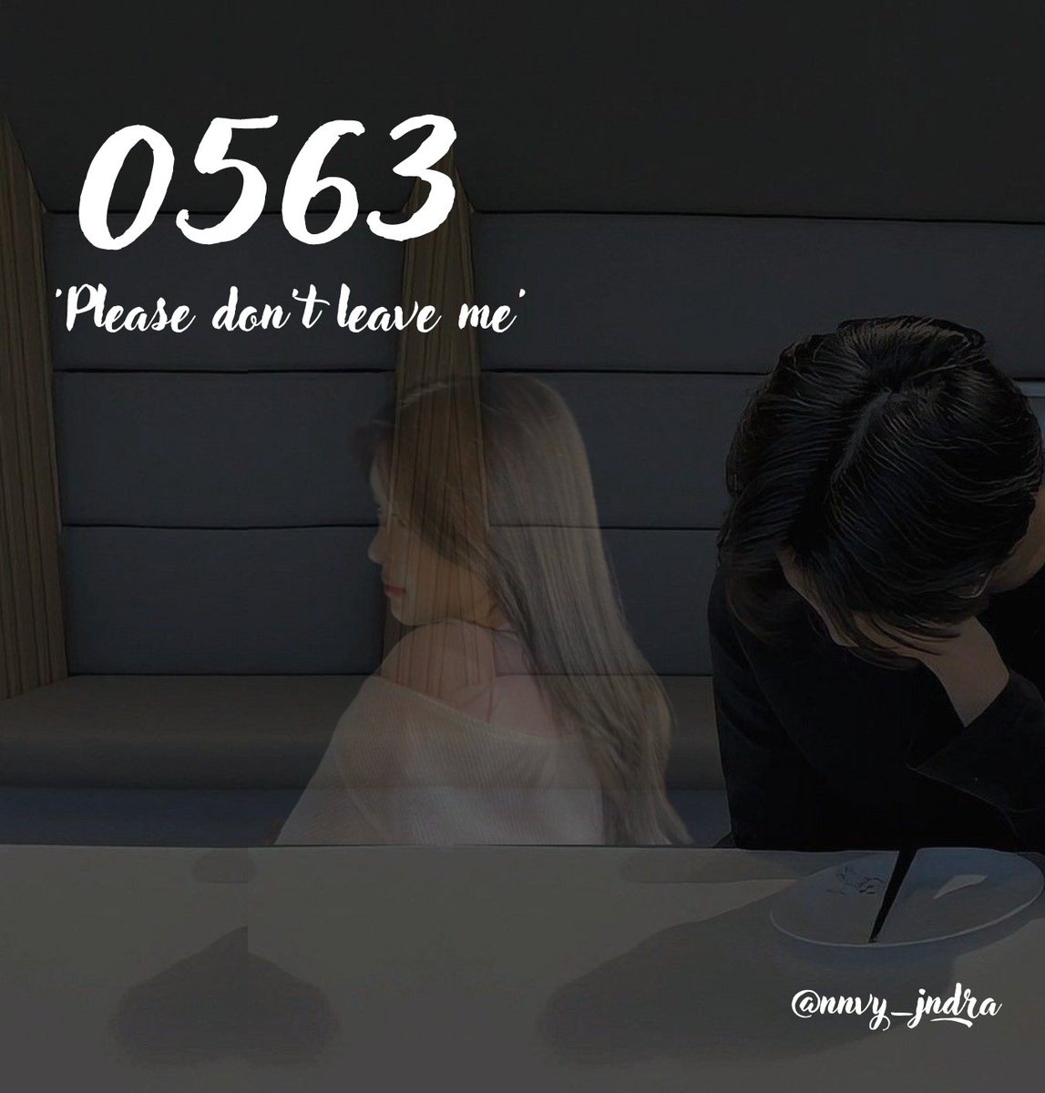 •0563

'Please don't leave me.'

Meskipun perpisahan membuat kita menjadi asing, aku akan selalu menunggumu di tempat ini, tempat pertama kali kita bertemu. 

-Park Jungwoo Alternative universe by ©nnvy_jndra