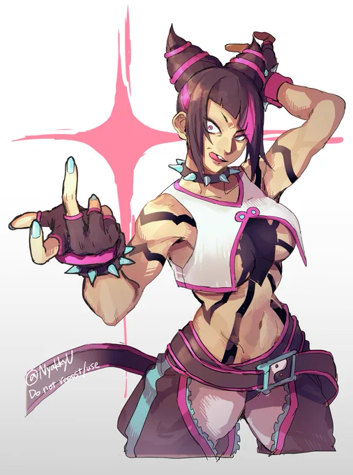 #StreetFighter6 #juri #格ゲーキャラ描こうぜ ジュリチャン!