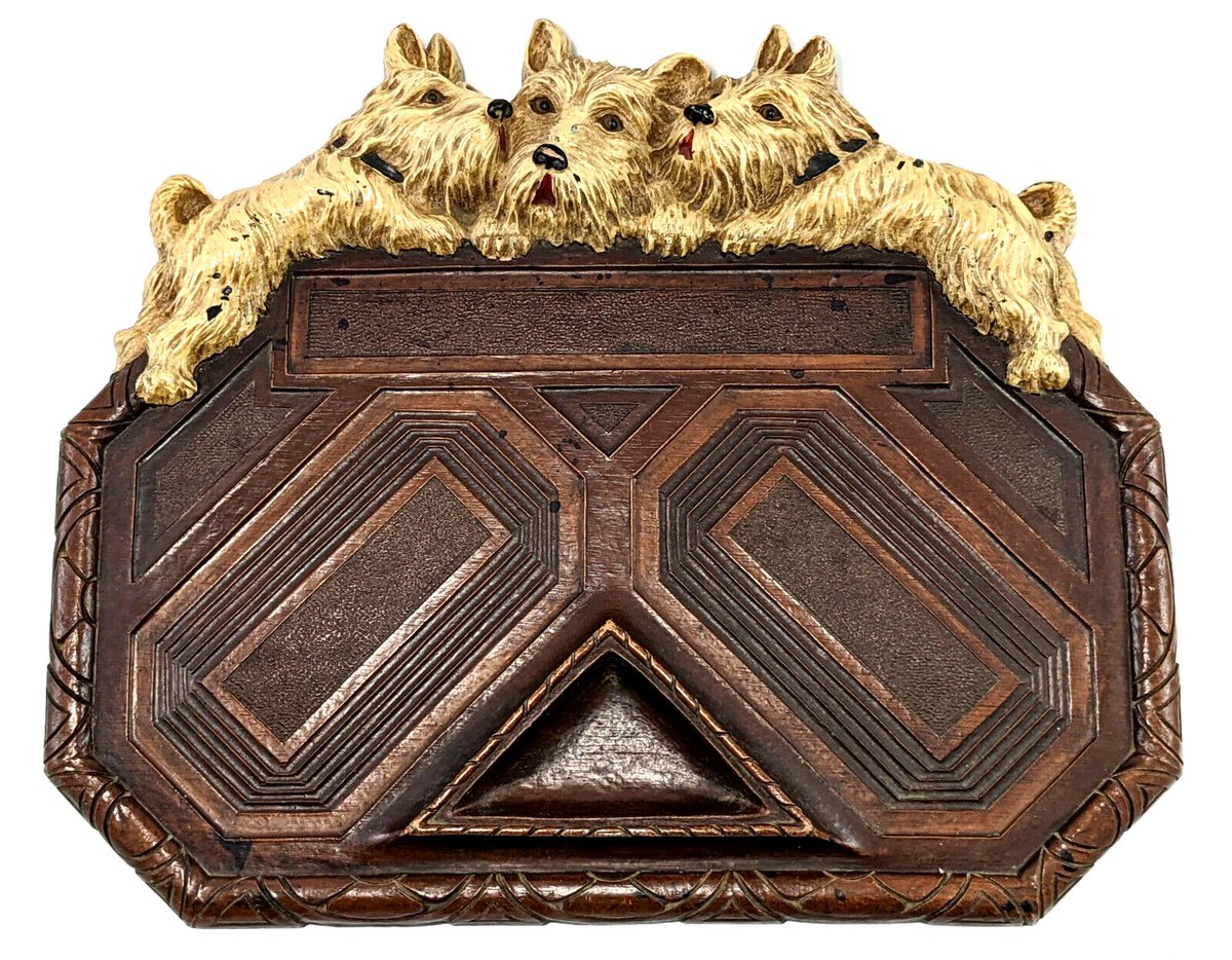 Check out Vintage Carved Wood Desk Tray Organizer With High Relief Westie Terrier Dogs ebay.com/itm/1451935638…  @eBay 

#Vintage #VintageDeskSet #VintageDesk #VintageDog #VintageDogs #Dog #Dogs #WestieDog #WestHighlandTerrier #eBay #eBayVintage #VintageeBay #eBayStore #DugItOut