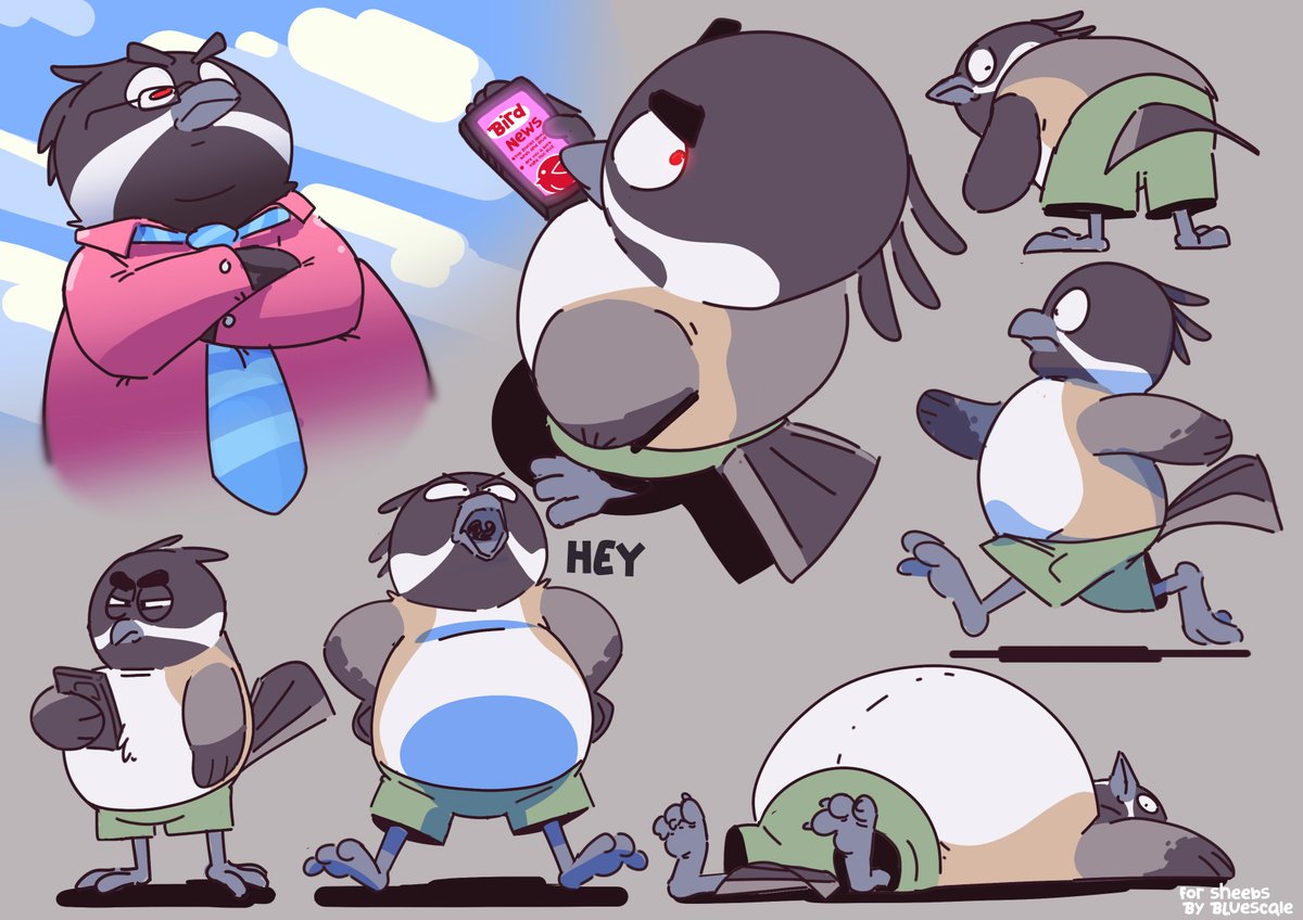 So per my request @Bluescale_ has provided me Round Bird Mode Baron as a Chickadee for Hot Bird Summer...