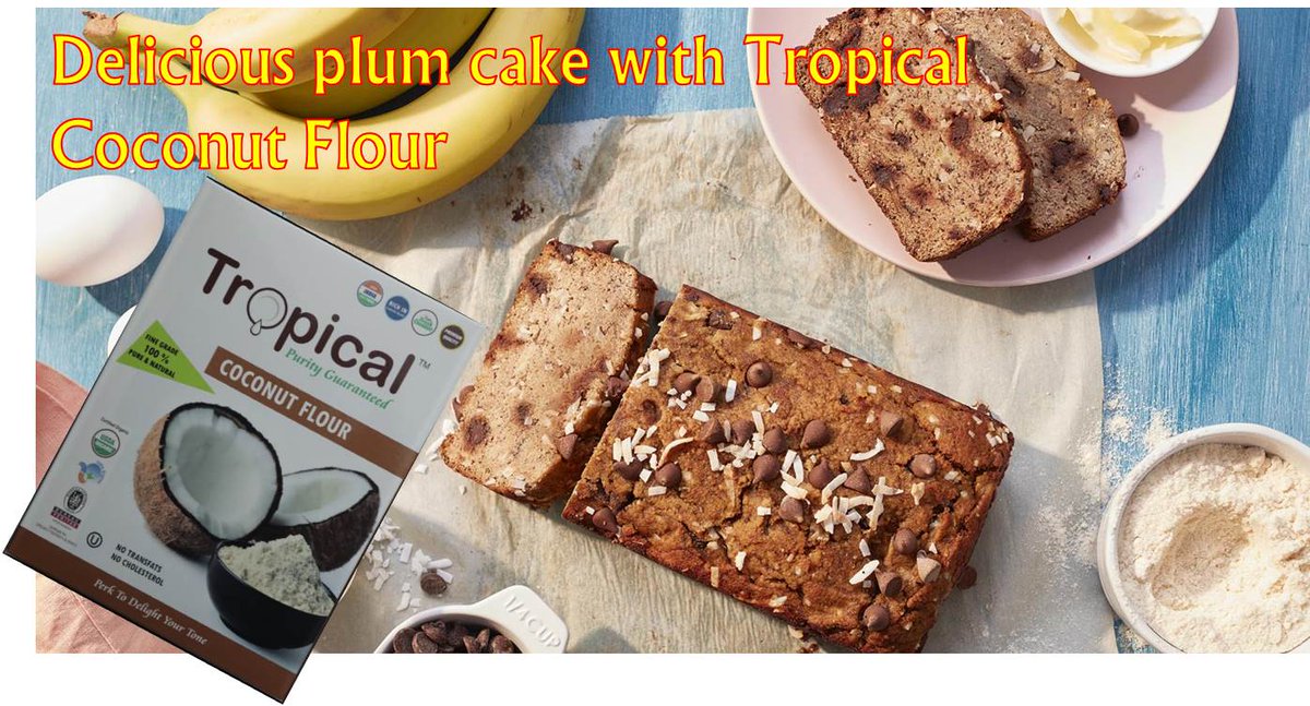 sunbionaturals's tweet image. #tropicalcoconut - To make delicious plum cake #coconut #coconutpowder #coconutflour #flour #coconutoilflour