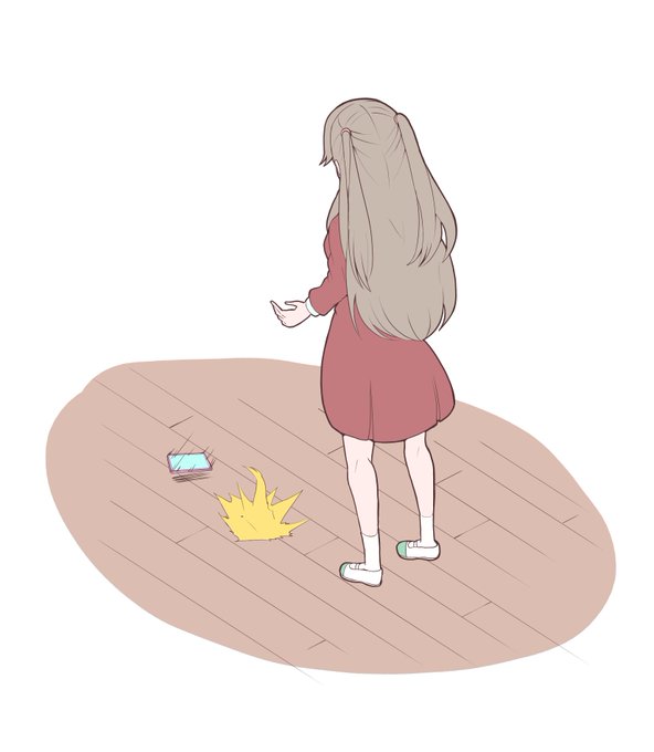 スマホを落とした可哀想なめぐちゃん #蓮ノ空美術部