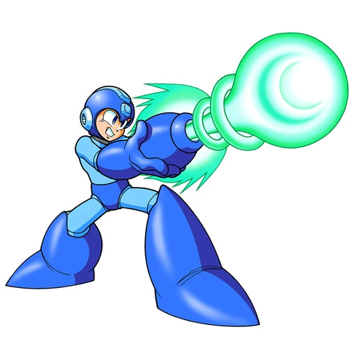 ロックマン(キャラクター) 「3. The gameplay revolves around shooting」|🎧 Hooded Edgeのイラスト