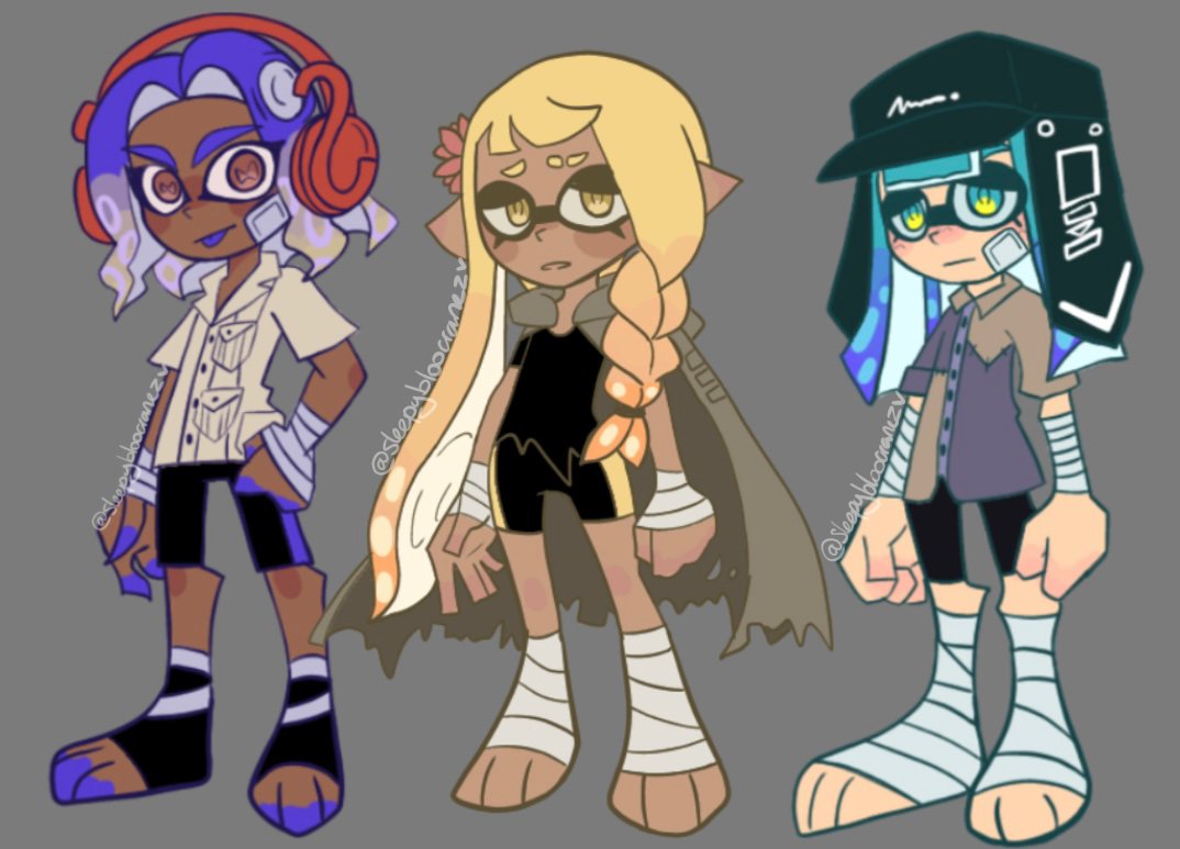 Edits of the 3 lost ones!! backrooms au crumbs. #splatoon #coroika