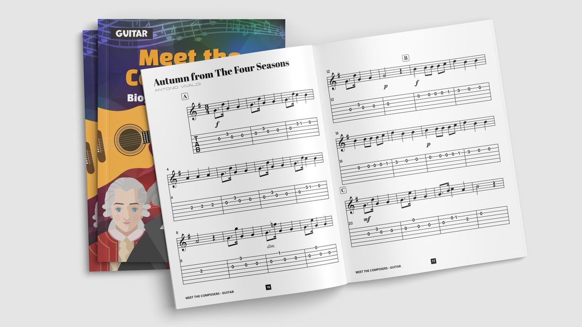 4Jibaro's tweet image. 🎸 Get up close and personal with the greats of music through &quot;Meet the Composer for Guitar&quot;! This unique collection offers biographies, sheet music, and activities. amzn.to/3OgpUid 🎵 #GuitarLearning #MusicEducation #MeetTheComposer