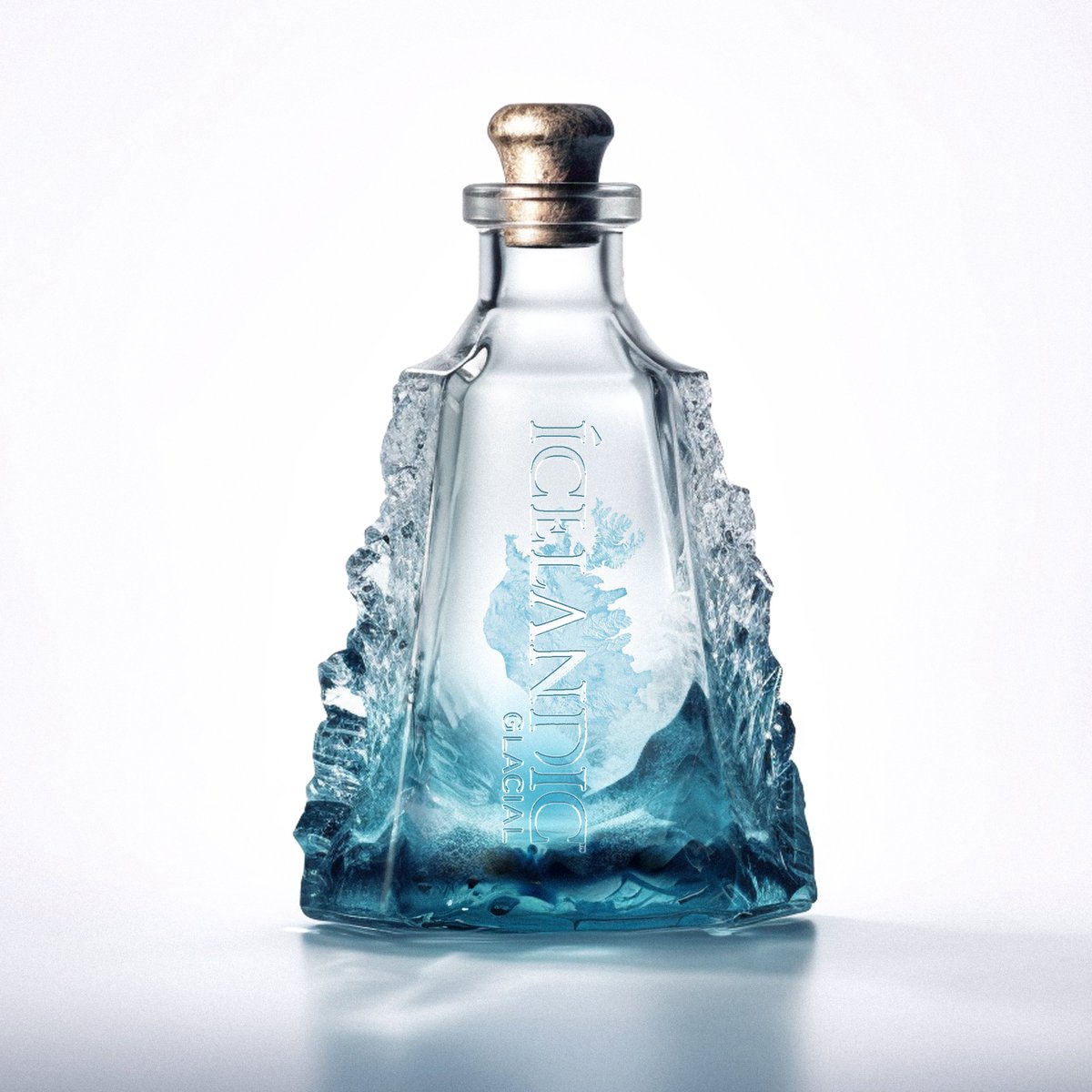 Glass Bottle Concept @IcelandicWater