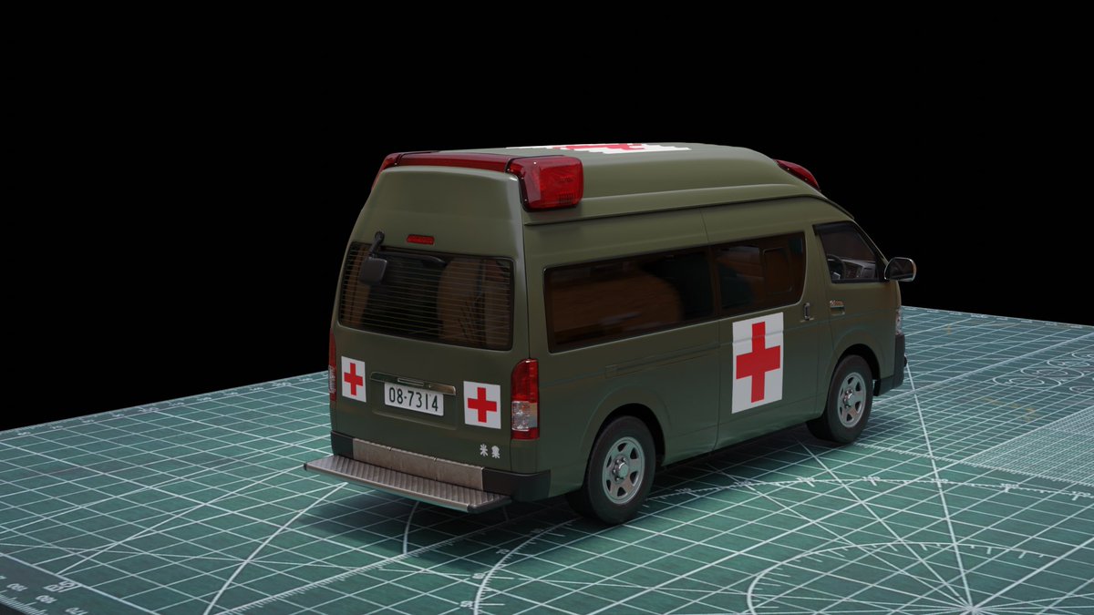 完成！
三連休はこれにて終わり
#b3d #blender #blender3d