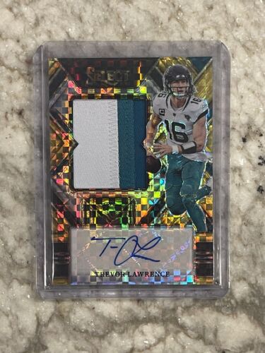 2022 Panini Select Trevor Lawrence #2/10 3 Color Patch Auto #JUS-TL #ad #thehobby https://t.co/G4FSI1BIYo https://t.co/1J50ALSIMG