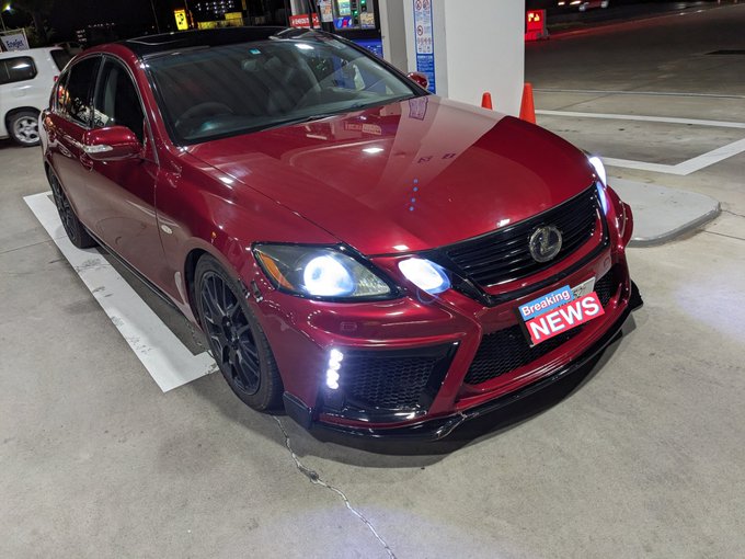 GS350納車されました ³₃  マツダの赤らしいです 内装も綺麗で大切にされてたんだなぁ〜って感じですね