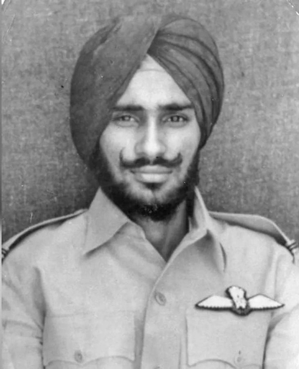 IAF_MCC's tweet photo. #RememberingTheLegend

On his birth anniversary today, #IAF remembers the legendary Flying Officer Nirmal Jit Singh Sekhon PVC (P).

He will always be remembered for his service and sacrifice for the nation.

#ParamVirChakra https://t.co/ua9eCv81Db