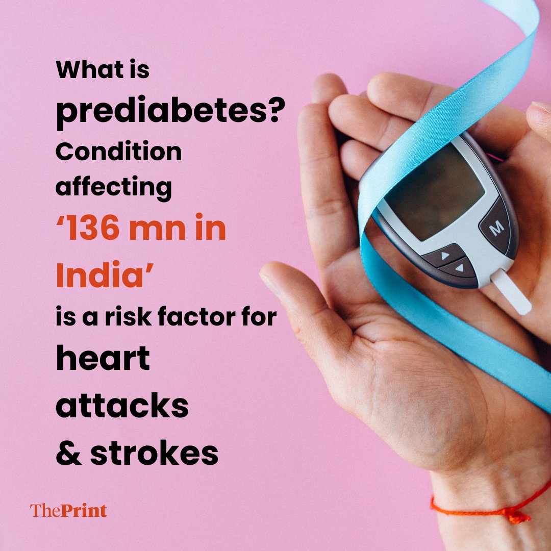 ThePrintIndia on Twitter "Prediabetes is a condition where blood