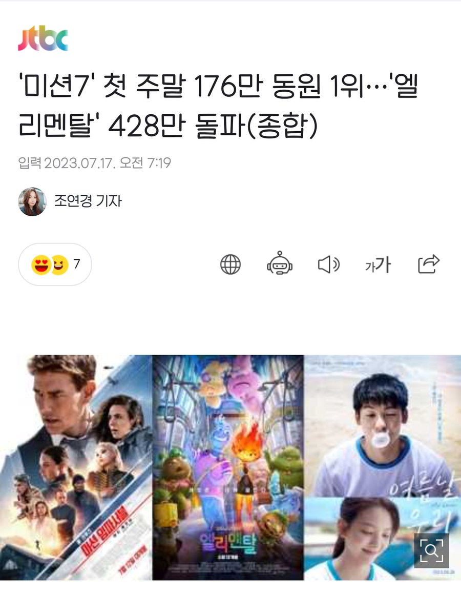 kuanghan_'s tweet photo. 꾸준한 관객 몰이로 차근차근 순위를 높인 '여름날 우리'는 지난 주말 5만2907명의 선택을 받으면서 무려 3위까지 역주행했다.

3위...역주행....이란 단어 너무 짜릿해🤭 https://t.co/ZfW36318Wc