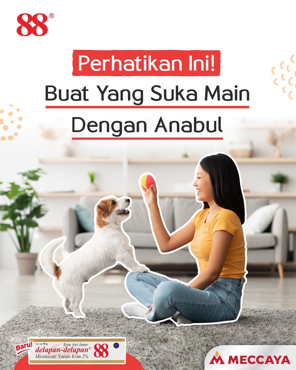 88dermatology's tweet photo. Ada info penting nih buat kamu yang punya #Anabul! ๐
Walaupun anabul kamu sangat lucu dan menggemaskan, kita harus tetap hati-hati saat bermain dengannya ya. Sebab anabul dapat berisiko menularkan #Kurap loh gengs apabila bersentuhan secara langsung ๐พ https://t.co/89GHNRs3Iz