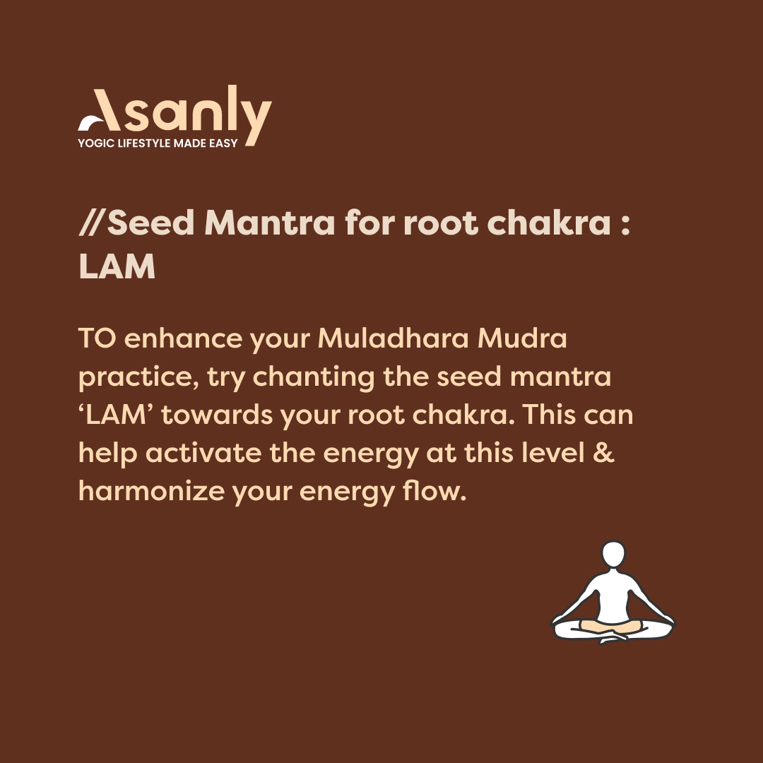 Asanlyapp's tweet image. Boost your root energy with Muladhara Mudra! Hold this hand seal for a few minutes to ground yourself and activate your root chakra. Pair it with the root chakra mantra meditation for an extra boost. 🙌 

#Mudras #RootPower #ChakraVibes #muladharamudra #Asanlyapp