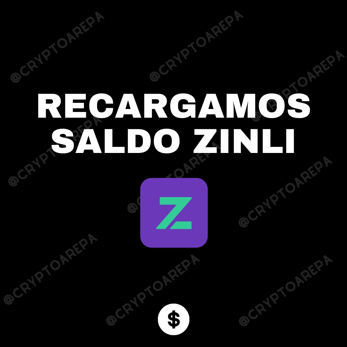 cryptoarepavz's tweet image. Recargamos Saldo #zinli