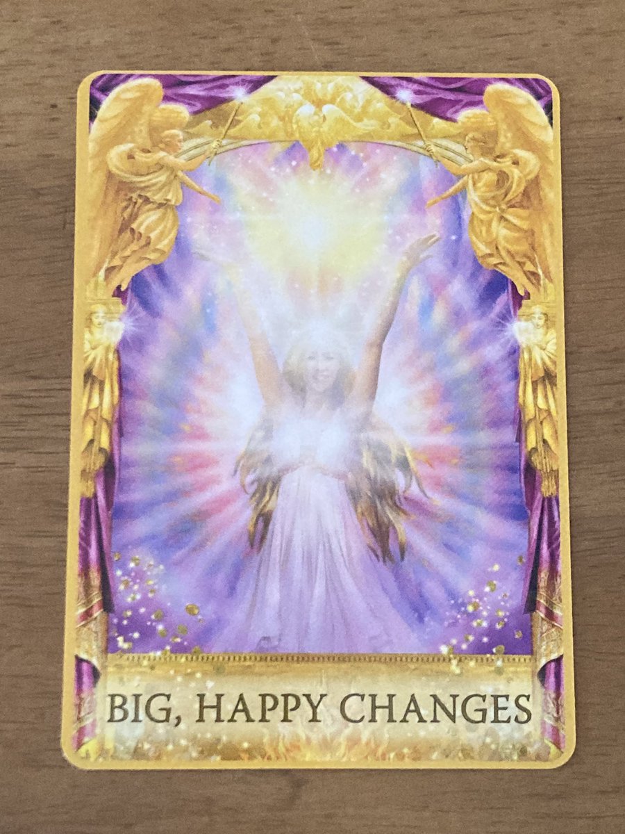ItmdmSmap1113's tweet image. #一枚引き
#ANGELANSWERS
 
大きな嬉しい変化
大きくてポジティブな変化が
訪れようとしています
思い切った決断と行動が求められるかもしれません
恐れを手放し
ハートに従いましょう

チャンスは自ら掴み取ろうとしないと逃げちゃうのかもしれませんね＾＾
素敵なカードです