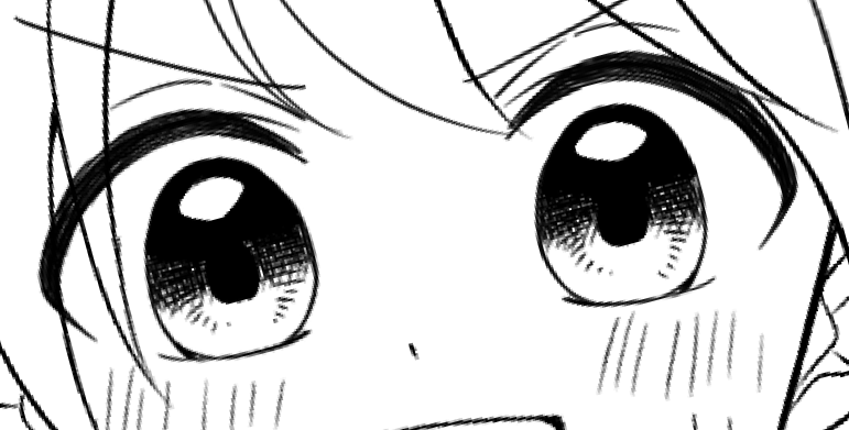 これやるとなんか…「漫画!!!」って感じするよね 
