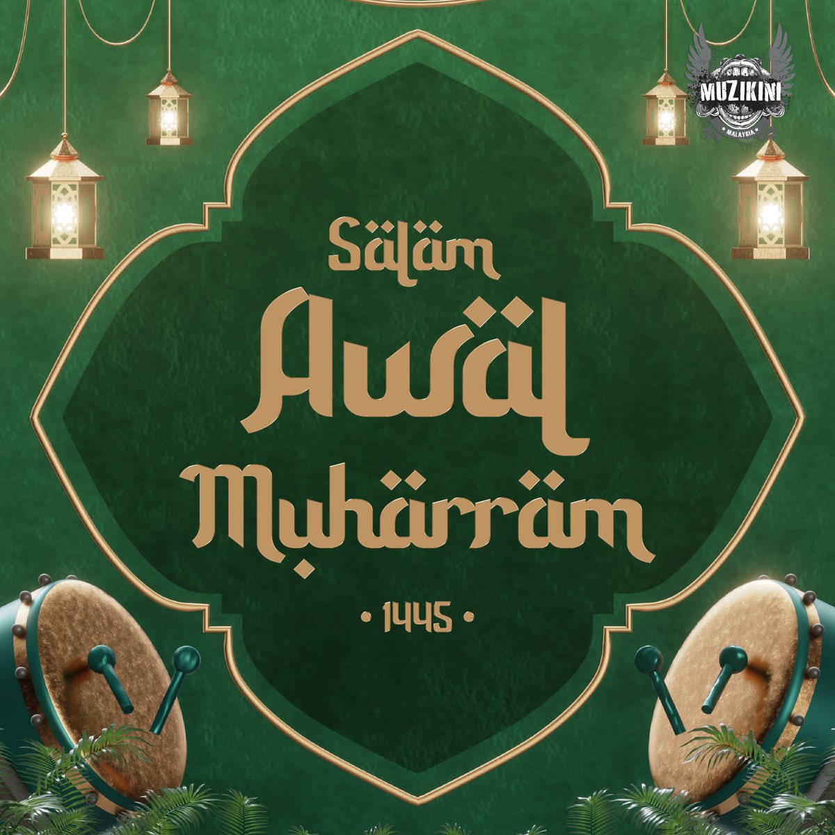 Kepada semua umat Islam di Malaysia, kami ingin mengucapkan Salam Awal Muharram 1445H 🤗✨

#Muzikini #MaalHijrah #AwalMuharram #tahunbaru #kalendar #Islam #Malaysia