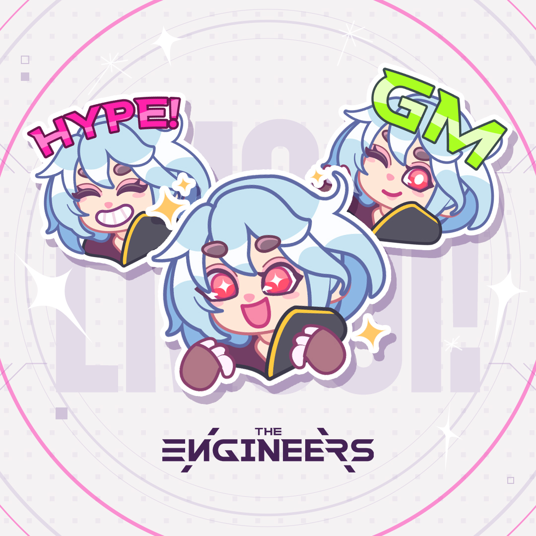 TheEngineersNFT's tweet image. In case you didn't check out our Discord recently, we have just hit our 3,000th member on the server 🎉  

In celebrating this small milestone, we have released our Special Engineer Eve Stickers for the community to use. 

Check them out at #theworkshop: discord.gg/theengineersnft