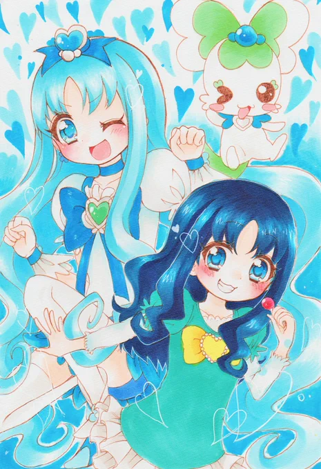 海の日なので8年前の過去絵マリン笑
