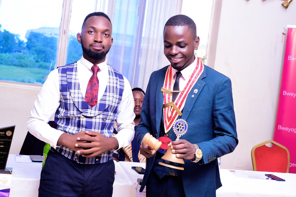 Hope Creator President of Rotaract Club of UIAHMS Mulago😀