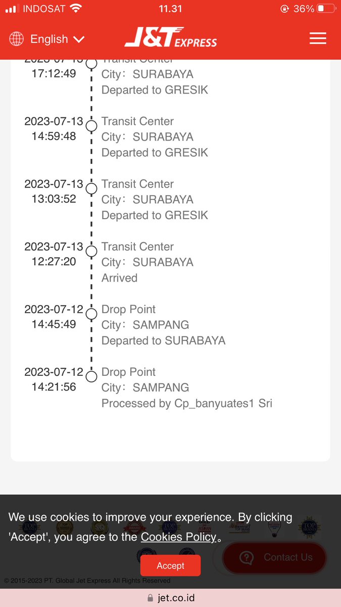 callMefool's tweet photo. @jntexpressid paket di bawa puter2an, disangka ek wisata meren.
paket paling cau sadunia https://t.co/FIziD2SSOy