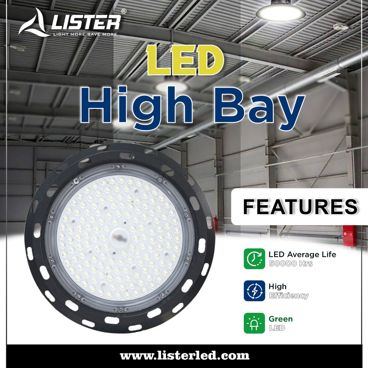 Listerledlights's tweet photo. LISTER LED HIGH BAY LIGHT
AVAILABLE IN 2 Colors
WATTS - 100W, 150W, 200W, 300W
Housing Type :- PC
100% Make In India Product
#homedecor #listerled #Highbaylight #highbayled #ledlights #WimbledonFinal #PlayToWin777 #MondayMotivation #हर_हर_महादेव #पुरुषोत्तम_मास https://t.co/vyeYsnsER8