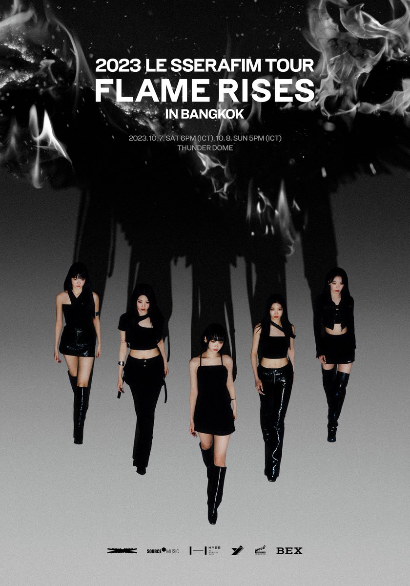 le_sserafim's tweet photo. [Notice]
2023 LE SSERAFIM TOUR ‘FLAME RISES’ IN ASIA 공연 예매 안내 (+ENG/JPN/CHN)

📍 https://t.co/86F0vMmbl2

#LE_SSERAFIM #르세라핌 
#FLAME_RISES
#FLAME_RISES_IN_HONGKONG
#FLAME_RISES_IN_JAKARTA
#FLAME_RISES_IN_BANGKOK https://t.co/rBGXbWe7Xf