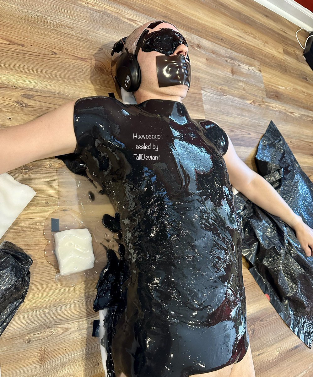 Grounded… with Silicone - Part 1/6

The start of something beautiful. Body outline, strategically placed pieces of foam mattress pad, initial layer of silicone to create the base. 

Eyes sealed… mouth sealed… torso sealed…

Stay tuned. 

#siliconeencasement #siliconebondage