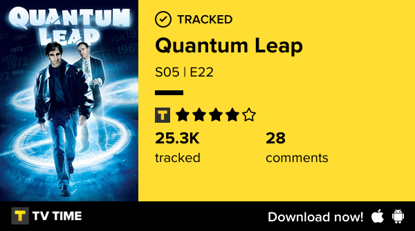 I've just watched episode S05 | E22 of Quantum Leap! #quantumleap  tvtime.com/r/2TovX #tvtime