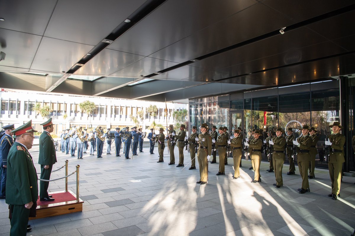 Today we welcomed General Cương Vietnam People's Army Chief of the General Staff &amp; Vice-Minister for National Defence. Great to discuss security interests in the Indo-Pacific region and opportunities to strengthen our defence relationship 🇻🇳🇳🇿
