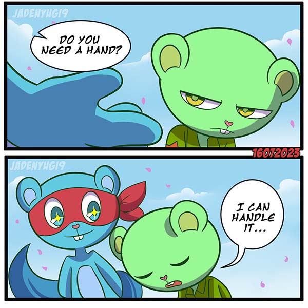 HTF #happytreefriends Fake Hero Au part 20 splendid appear again 🥺