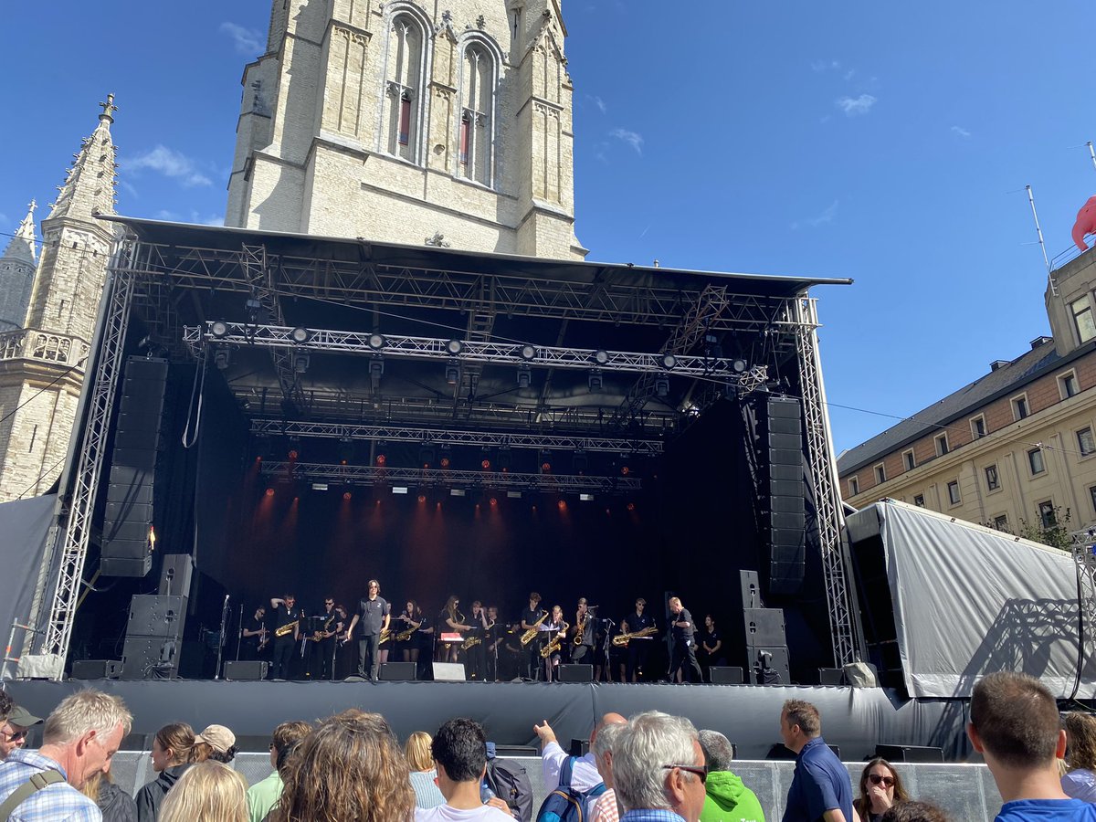 Ghent Music Festival to see Dawa sing with The Simon Balle Big Band. Amazing music, beautiful city.