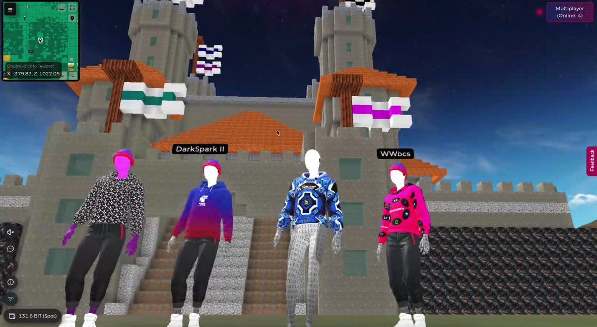 0xDarkSpark's tweet photo. Yesterday I met with my @BitDotCountry friends in @BC_Pioneer's @bc_kaosland #Metaverse. We had a great time. Thank you @Vitireum @CHRISCRYPT0 and everyone else who joined. 😍🥰🔥 https://t.co/AOurM2tcuc