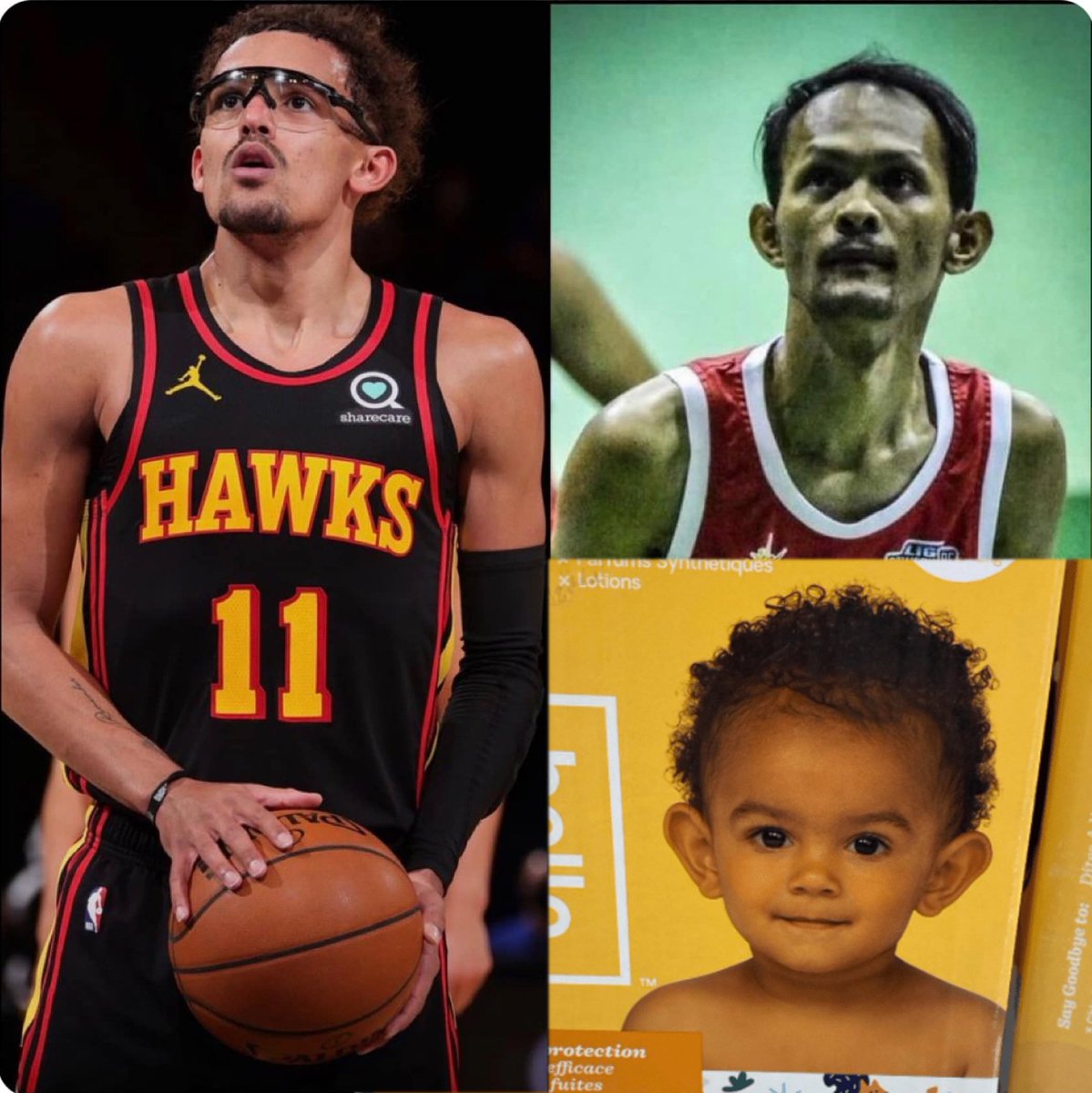 RT @NBAMemes: Trae Young X Trae Old X Trae Infant https://t.co/CYcFyIrnum