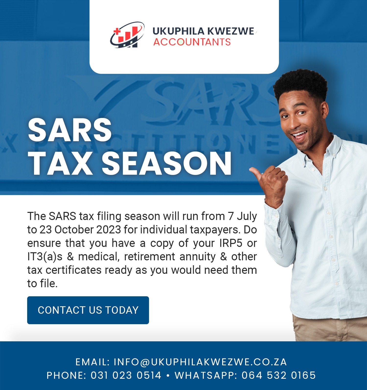 E I M U T W R L D † on Twitter "The SARS TAX FILING SEASON will run