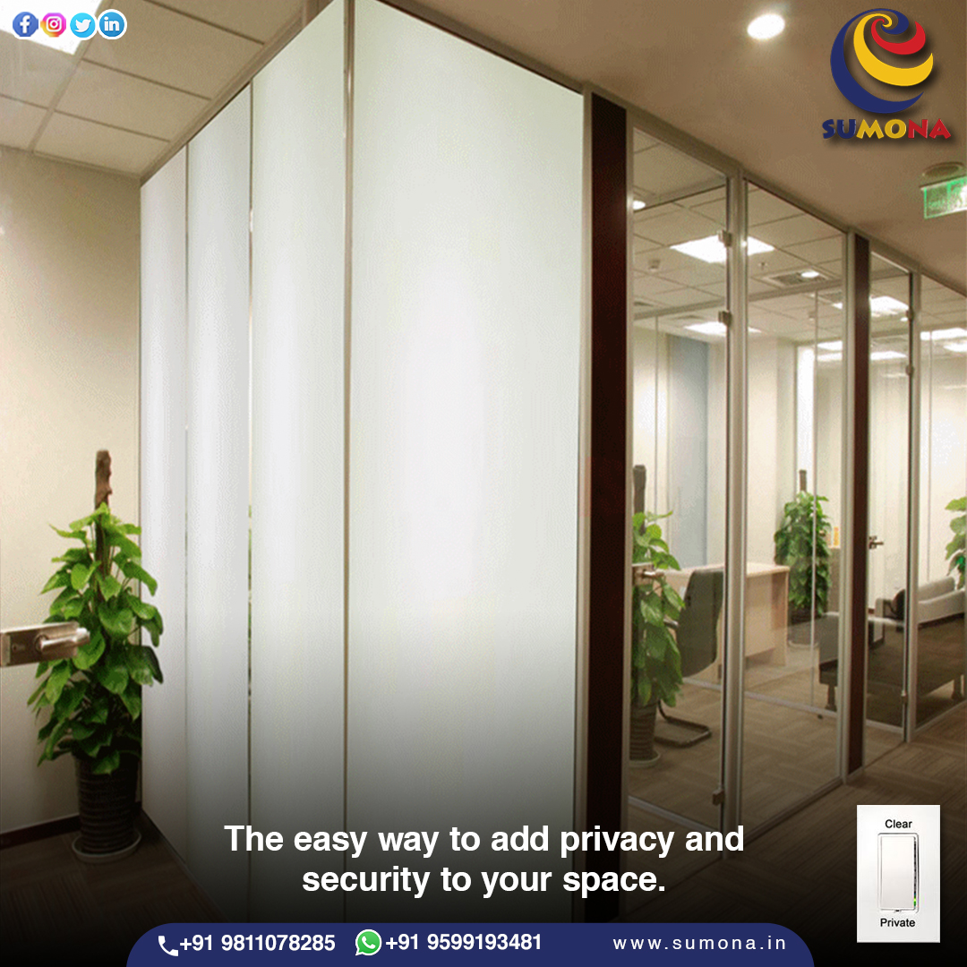 The easy way to add privacy and security to your space. With smart glass film, you can create a stylish and functional space.
#Smartfilmglass #Privacyfilm #Windowfilm #HomeAutomationIndia #Interior #SmartGlassFilm #GlassFilm #film #Viralpost #Roomprivacy #home #offers