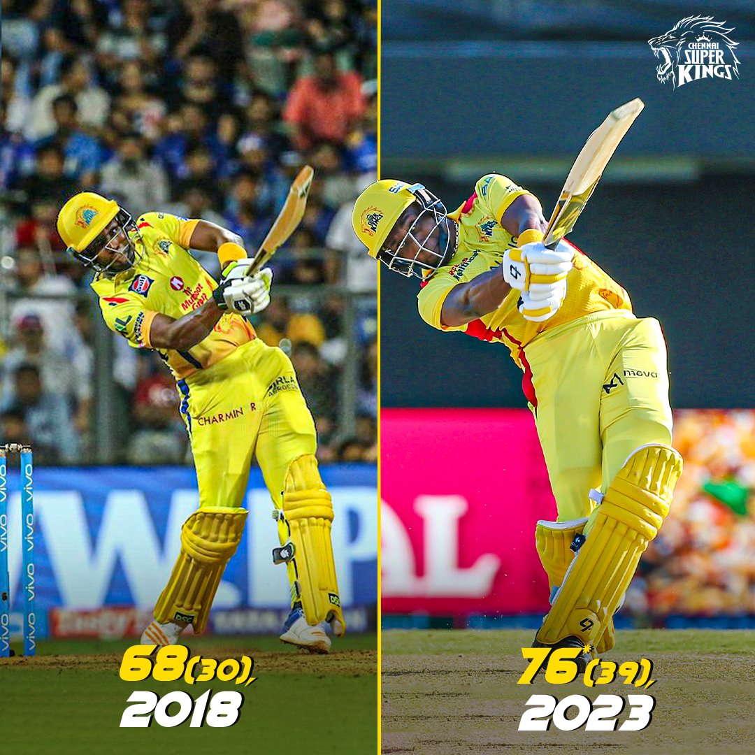Years change, but Champion’s CLASS remains constant 💥✨

#WhistleForTexas @TexasSuperKings @DJBravo47
