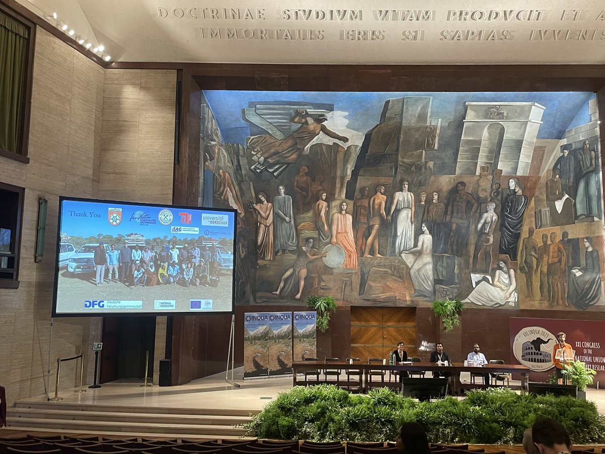 LIAG Institute for Applied Geophysics (@liag_research) on Twitter photo #INQUARoma2023 Saturday highlight of #LIAG. Dr Faysal Bibi of @mfnberlin (our partner of <a href="/LeibnizWGL/">Leibniz-Gemeinschaft</a>) and team of #DFG Middle Atbara and #ERC Paleonile project members with <a href="/SumikoTsukamoto/">Sumiko Tsukamoto</a> presented the results. Faysal‘s invited talk truly impressed the audience of Magna Hall. #INQUARoma2023 Saturday highlight of #LIAG. Dr Faysal Bibi of @mfnberlin (our partner of <a href="/LeibnizWGL/">Leibniz-Gemeinschaft</a>) and team of #DFG Middle Atbara and #ERC Paleonile project members with <a href="/SumikoTsukamoto/">Sumiko Tsukamoto</a> presented the results. Faysal‘s invited talk truly impressed the audience of Magna Hall.